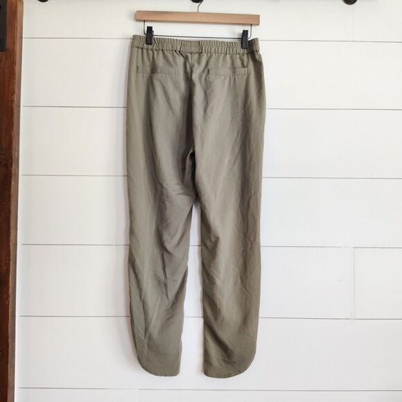 Marine Layer Small Women’s Allison Re-Spun Pant Olive Green Pull On Casual Comfy - Picture 3 of 8